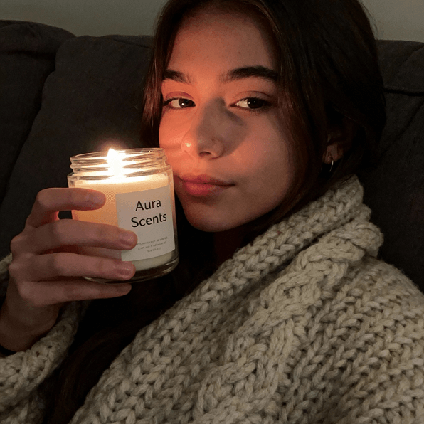Girl with candle